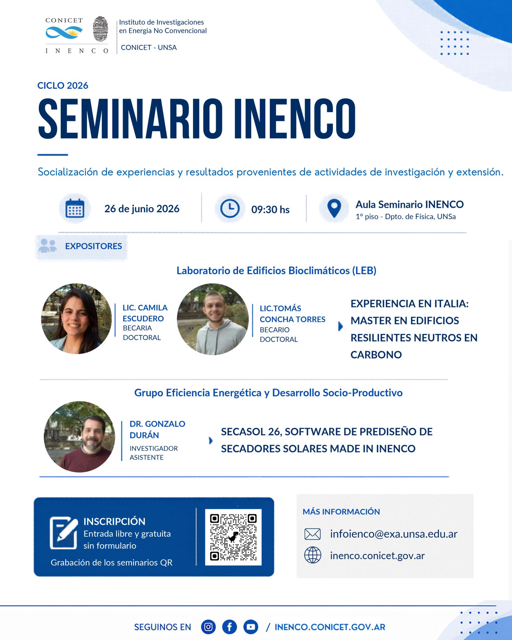 Seminario INENCO junio 2026